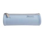 Trousse ronde PU Aquarel - 22,5x7,5cm - Couleurs assorties