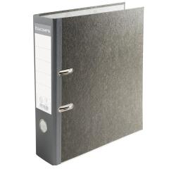 Archivador de palanca Exacompta A4 papel jaspeado gris