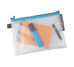 Funda bolsa EVA transparentes cierre con cremallera A5 3/10e - Colores surtidos