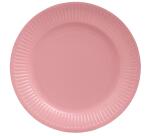 20 round cardboard plates, Ø 23 cm - Pink