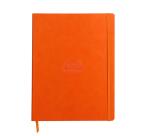 Rhodiarama cahier souple A4+ 160 pages ligné papier ivoire 90g - Tangerine
