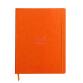 Rhodiarama cahier souple A4+ 160 pages ligné papier ivoire 90g - Tangerine