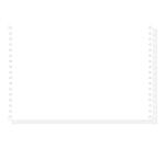 "1000 feuilles de listing autocopiantes blanc 330x8 1/2"" 2plis Bandes Caroll Détachables" - Blanc