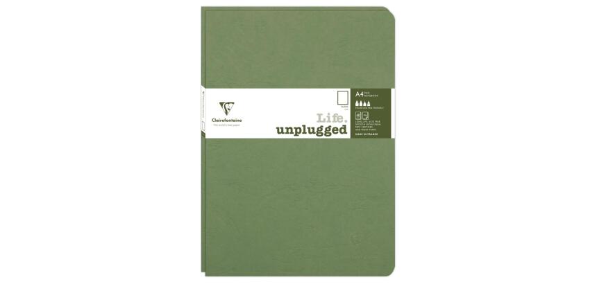 Set de 2 carnets piqués Age Bag A4 96 pages uni - Vert