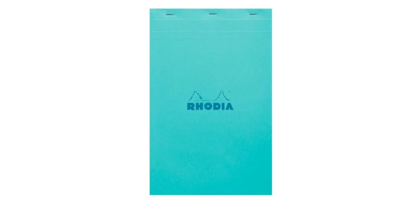 Rhodia bloc agrafé COULEURS N°19 5/5 80 feuillets microperforés, couvertures assorties - Assortis