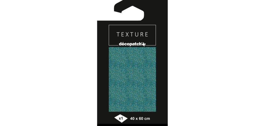 Papier Texture Décopatch n°802 -1 feuille 40x60cm - Bleu