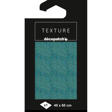 Papier Texture Décopatch n°802 -1 feuille 40x60cm - Bleu