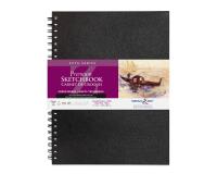 Zeta Series carnet spiralé 25F 22,9x30,5cm 270g - Blanc