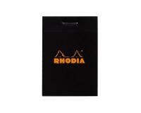 Bloc agrafé N°10 5,2x7,5 cm 80 feuilles petits carreaux 5/5 80 g. - Noir