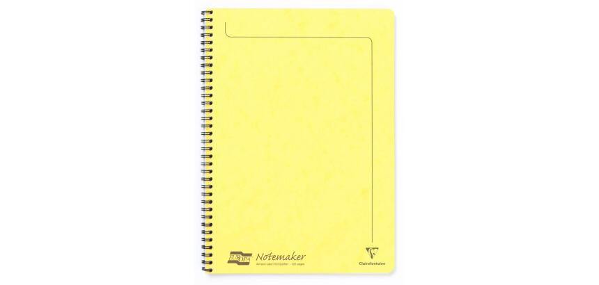 Notemaker Europa cahier reliure intégrale A4 120 pages détachables ligné