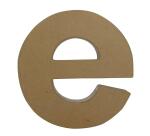 Lettre E fantaisie - Kraft