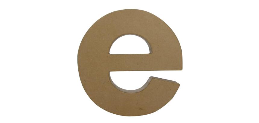 Lettre E fantaisie - Kraft