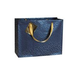 Prem.Nuit bleutée sac shop.32x13x24,5cm - Bleu