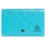 Trieur pocket 6 compartiments en PP recyclé Pop'N Co - Cyan