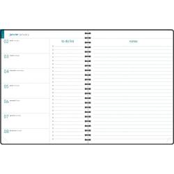 Recharge agenda de bureau EasyTime 27S spiralé 21 x 27 cm Semainier Janvier à décembre 2026