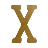 Lettre X fantaisie - Kraft