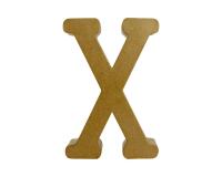 Lettre X fantaisie - Kraft