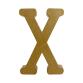 Lettre X fantaisie - Kraft