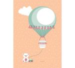 SET DE CORRESPONDANCE THÉMATIQUE, 8 enveloppes Pollen C6 (114x162mm) 120g + 8 cartes pliées 110x155m 185g, Naissance