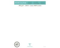 Testeur Fontaine paquet 25F A5 300g demi-satiné