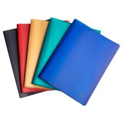 Semi rigid recycled pp document cover 200 views opak - assorted colours