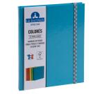 Carnet Iderama 220x170, 192 pages lignées - Bleu