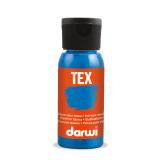 DARWI Flacon de 50 ml de Peinture Textile Opaque - Bleu canard