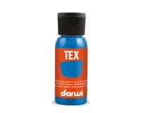 DARWI Flacon de 50 ml de Peinture Textile Opaque - Bleu canard