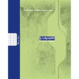 Cahier de brouillon piqué 7000 17x22 cm 48 pages grands carreaux 56 g - Vert