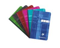 Répertoire brochure dos toilé 9x14 cm 192 pages petits carreaux - Assortis