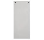 Paquet 100 fiches intercalaires horizontales unies perforées - 105x240mm