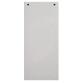 Paquet 100 fiches intercalaires horizontales unies perforées - 105x240mm