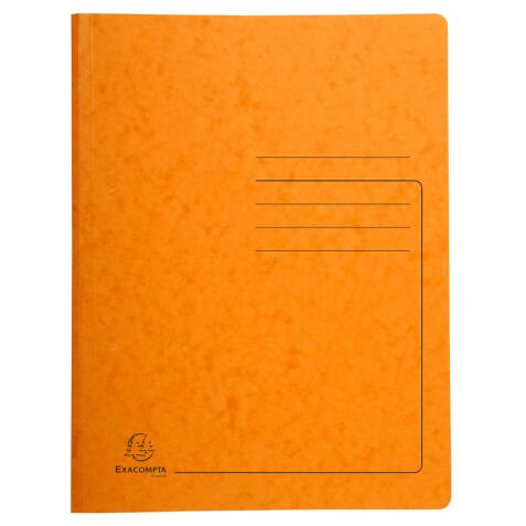 Folder Metal Spring Pressboard A4 brown