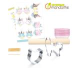 Boîte créative, Happy Cakes, Recettes et accessoires, Chats - Rose