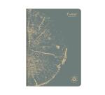 Cahier piqué FOREVER PREMIUM 100% recyclé A4 96 pages petits carreaux papier recyclé blanc 90 g - Assortis