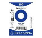 Fiches bristol, A8, uni, blanc