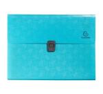 Trieur valisette 13 compartiments PP recyclé Pop'N Co - Cyan