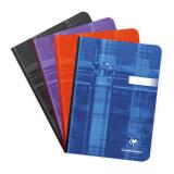 Carnet brochure dos toilé A5 192 pages uni - Assortis