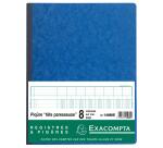 Piqûre 32x25cm à tête paresseuse 8 colonnes sur 1 page - 31 lignes - 80 pages - Couleurs assorties