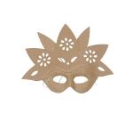 Masque fleur 9x23x22cm - Kraft