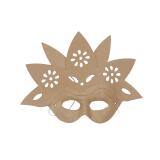 Masque fleur 9x23x22cm - Kraft