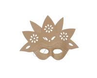 Masque fleur 9x23x22cm - Kraft