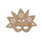Masque fleur 9x23x22cm - Kraft