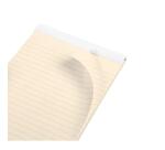 Bloc entoilé en-tête Flying Spirit White A5 140 pages détachables ligné motifs assortis papier ivoire 90g - Blanc