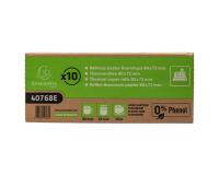 Papel térmico Exacompta sin PLÁSTICO SBPA FSC 80 x Ø 72 mm x 76m 48g 40768E 1 capa con impresión en reverso FSC