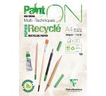 PaintON Recyclé bloc collé 30F A4 250g