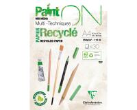 PaintON Recyclé bloc collé 30F A4 250g