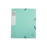 Boite de classement Cartobox livrée à plat Dos 60mm carte lustrée Aquarel - A4 - Couleurs assorties