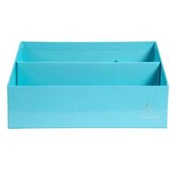 Sorter/Briefständer mit 3 Fächern aus Karton, Aquarel