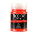 Peinture acrylique fine pot 500ml - Rouge blockx